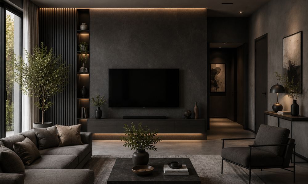 Best Colors For Living Room to Transform Your Space 11 Charcoal Colour