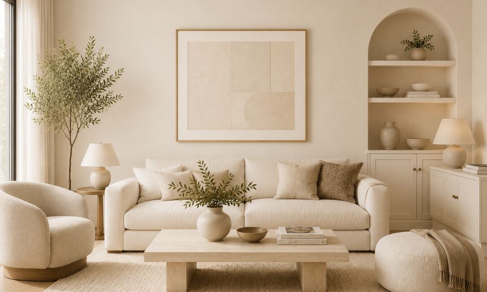 Best Colors For Living Room to Transform Your Space 8 Cream Colour Wall