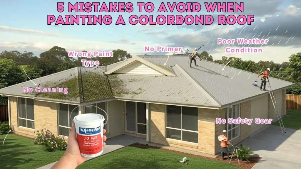 5 Mistakes To Avoid When Painting A Colorbond Roof 3 Mistakes To Avoid When Painting A Colorbond Roof