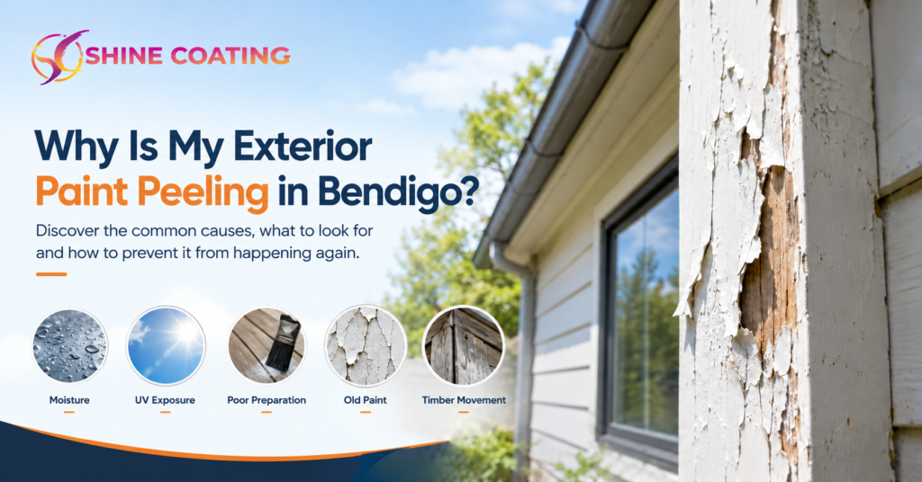 Why Is My Exterior Paint Peeling in Bendigo? 1 Why Is My Exterior Paint Peeling in Bendigo